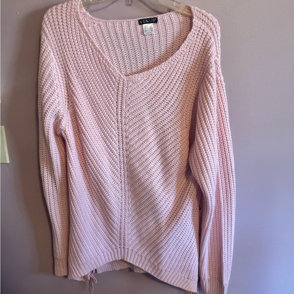 Venus Pink Sweater size 1X